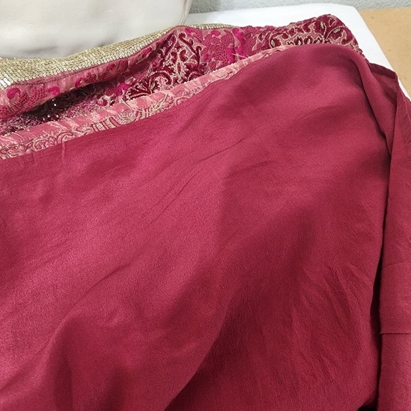 Anthropology Varun Bahl Boho Sequin Embroidered Fit & Flare Dress Size S - Picture 2 of 13